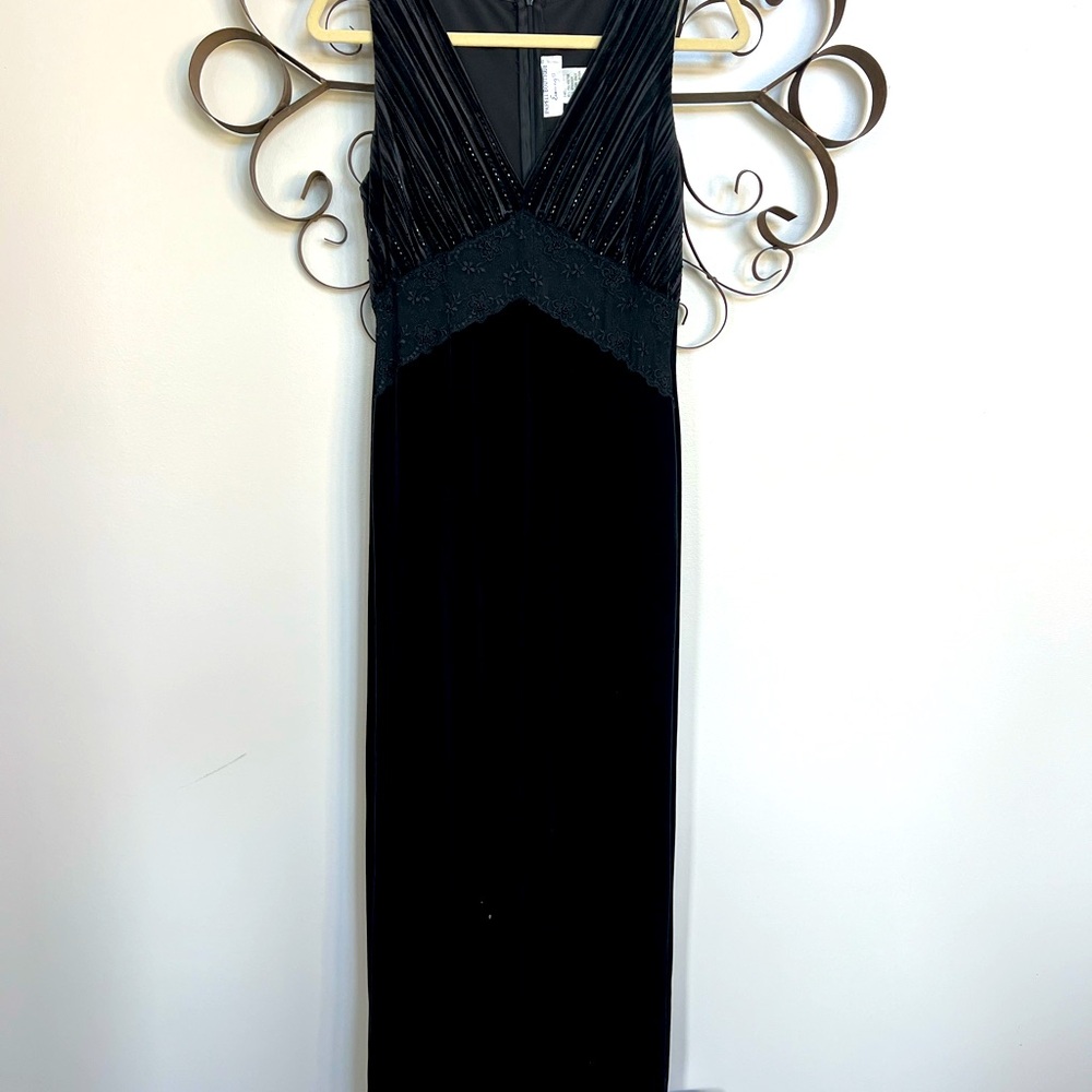 Black formal gown